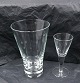 Clausholm Danish glassware. Set beer and shot glass