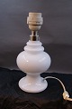 Monique table lamp in white opal glass from Royal Copenhagen / Holmegaard, Denmark