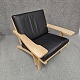 Wegner lænestolGE 370Eg og læder