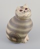 Lisa Larson for Gustavsberg, Sweden.Large and rare "Mia Maxi" cat in ceramic.