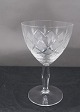 Wien Antik Gläser  mit Knopf am Stiel, von Lyngby 
Glas-Werk, Dänemark. Klare Weisswein Gläser 12cm