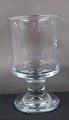 Ship's glassware by Danish Holmegaard,  beer or 
large red wine glasses 15cm.