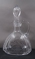 Danish carafe with grindings and the original stopper 24cm