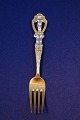 Michelsen Christmas spoon 1911 of Danish gilt 
silver