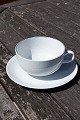 Blue Line Danish faience porcelain, settings tea cups and saucers