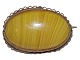 Brooch with yellow agate from 1900-1920