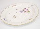 Dish - Kgl. Saxon Flower - Hand Painted - Decorated With Gold - Royal Copenhagen - Approx. Year 1923Great condition