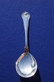 Saksisk Danish silver flatware, large serving spoons 22.5cm