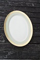 Dagmar with gold Danish porcelain, oval dishes 34.5cms