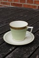 Dagmar with gold Danish porcelain, settings Coffee 

cups