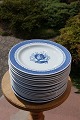 Trankebar Danish faience porcelain, dinner plates 
22.5cm
