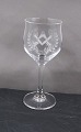 Danish freemason glasses burgundy crystal glasses 
engraved with freemason symbols