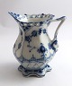 Royal Copenhagen. Blue fluted, full lace. Creamer. Model 1032. (1 quality). Height 10 cm.