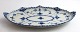 Royal Copenhagen. Blue Fluted Half Lace. Pickle dish. Model 613. Length 25 cm. (1 quality).