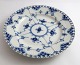 Royal Copenhagen. Blue Fluted Full Lace. Lunch plate. Model 1086. Diameter 19 cm. (1 quality).
