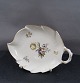 Frisenborg with gold rim Danish porcelain, dishes, 

leaf-shaped No 1868
