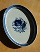 Trankebar Danish faience porcelain, large oval 
serving dishes about No 930, L 43.5cm
