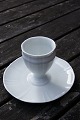 Offenbach without gold Danish porcelain, egg cups on fixed saucer. OFFER: All 6 for DKK 400.