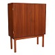 Danish cabinet maker cabinet, teak. Denmark 1950s. H: 149cm. W: 120cm. D: 44cm