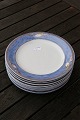 Magnolia Blau dänisch Geschirr, Mittagstellern 22cm. ANGEBOT für mehr.