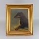Simon Simonsen maleri
Gravhund
år 1895
37,5 cm