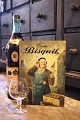 Old Cognac advertising sign in metal with a fine patina from Bisquit Dubuche & 
Co. Cognac...