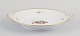 Royal Copenhagen, oval Brun Rose (Brown Rose) cake dish.
