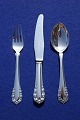 Liljekonval Georg Jensen sølvbestik, sæt 
frokostbestik á 3 dele