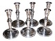 Svend Toxvaerd
3 pairs of ilver candle light holders from 
1950-1960