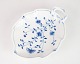 Leaf plate - No. 198 - Handpainted - Porcelain - Butterfly - B&G - Bing & Grondahl