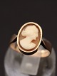 14 karat guld ring med came