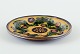Kähler, Denmark.Dish/wall relief made of ceramic with floral motif.