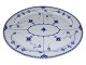 Blue Fluted Half LaceExtra large and extra flat platter 47 cm. #643
