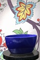 Original old Ursula faience oval serving bowl from Royal Copenhagen in dark blue 
glaze...