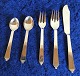 Georg Jensen Pyramid in Danish silver plated 
cutlery EPNS, set of 5 parts.