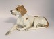 Royal Copenhagen. Porcelain figure. Pointer. Model 1635. Length 26 cm. (3 
quality)