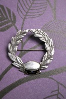 vare nr: Studenter broche i sølv