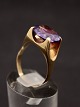 14 karat guld ring  med ametyst