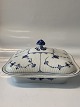 Royal Copenhagen Blue Fluted Fluted, rare square lidded dish.
Decoration No. 1/284.