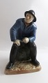 Royal Copenhagen. Porcelain figurine. The old fisherman from Skagen. Model 489. 
(1 quality). Height 21 cm.