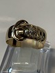 Statement ring 
with diamond, 
18 carat
Size: 69