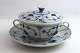Bing & Grondahl. Blue painted. Bouillon cup with lace border. Model 481.6. Diameter of the cup 12 cm. (1 quality).