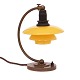 PH lampe. PH 1/1 Natbordslampe fra 1930erne. Stemplet "Patented". God stand. H: 
25cm