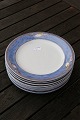 Magnolia Blau dänisch Geschirr, Mittagstellern 22cm. ANGEBOT für mehr.