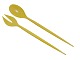Herbert Krenchel
Original yellow set of salad cutlery for the 
kreit bowls from the 1950'es