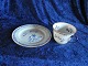 Rörstrand swedish faience porcelain Ostindia, set of Mug with handle and luncheon plate 21cm