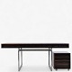 Roxy Klassik 
presents: 
Bodil Kjær 
/ Hot House.
Walnut desk 
with four 
drawers, drawer 
module on 
wheels and ...