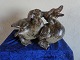 Royal Copenhagen stoneware figurine of 1st quality, two ducks.