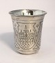 Russia. Silver goblet (84). Height 7.5 cm. Diameter 7 cm. Produced 1888