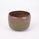 Small Bowl - Model No. 25 - Brownish Glass & Stoneware - Eva Staehr-Nielsen - 
Saxbo Denmark - 1960s
